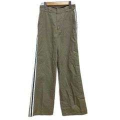 エモダ EMODA ディッキーズ Dickies コラボ ワイドパンツ S カーキ サイドライン/ST ■GY99