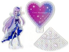 중고 아크릴 스탠드 아크릴 패널 キュアムーンライト ホログラムアクリルスタンド 「ハートキャッチプリキュア!＆Go!プリンセスプリキュア×ビックカメラグループ」