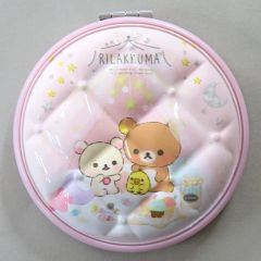 【新品】鏡・ミラー パジャマパーティー ぷっくりミラー 「リラックマ」
