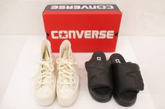 良品 コンバース CONVERSE チューイ 厚底サンダル 厚底スニーカー A06140C 2点 23.5cm 24cm レディース