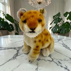배송비 무료 ★슈타이프★영 Lion 10cm★영 라이온 앉아 포즈 ★빈티지 앤티크★Steiff/STEIFF