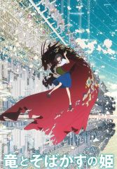 중고 ポスター スタジオ地図10周年 B2スタジオ地図作品ポスター ティザービジュアル 「竜とそばかすの姫」