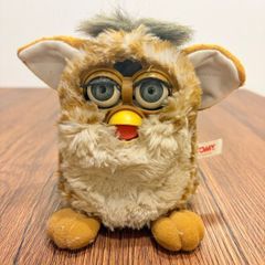 TOMY ファービー Furby 電子ペット ぬいぐるみ ブラウン 茶 TIGER 平成 레트로 当時物 動作確認済