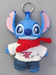 중고 봉제인형 마스코트, 봉제인형 배지 スティッチ ふゆふゆコーデ 「ディズニー×TOP TOY リロ＆スティッチ DRESS UP SHOWシリーズ ソフビぬいぐるみ」