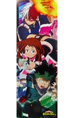 중고 ポスター アニメ 緑谷出久＆麗日お茶子＆轟焦凍 " 나의 히어로 아카데미아 キャラポスコレクション3」 ジャンプショップBOX購入特典