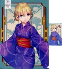 중고 クリアファイル D.東城つかさ A4クリアファイル＆ステッカーセット 浴衣ver. 「ヘブンバーンズレッド」