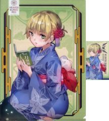 중고 クリアファイル H.七瀬七海 A4クリアファイル＆ステッカーセット 浴衣ver. 「ヘブンバーンズレッド」