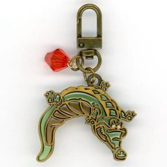 【中古】キーホルダー チクタクワニ 「ディズニー ディズニーキャラクター シークレットキーホルダー ステンドグラス風 MISCHIEVOUS FRIENDS」 ディズニーストア限定