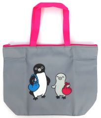 중고 バッグ SuicaのペンギンのBig保冷トートバッグ ピンクグレー 「Suicaのペンギン」 オレンジページ 2026年8月2日号増刊 付録