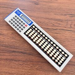 SHARP シャープ EL-428 そろばん付き電卓 そろばん電卓 エルシーメイト ELSI MATE 液晶表示欠け 昭和 레트로 当時物 고장·부품용