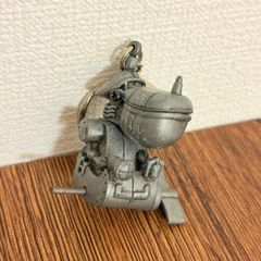 金属製 メタル フィギュア キーホルダー マスコット チャーム メカ プロペラ 乗り物 ロボット風 シルバーカラー 小物