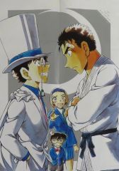 중고 ポスター 両面A2ポスター 八つ折 集合 怪盗キッド 「名探偵コナン」 週刊少年サンデーS 2025年8月号 別冊付録