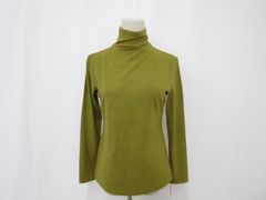 新品 オンフリーク ミップ ストレッチシアバター ルーズボトルプルオーバー オリーブグリーン 9 レディース