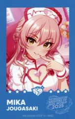 중고 キャラカード 城ヶ崎美嘉 「THE IDOLM＠STER M＠STERS OF IDOL WORLD 2025 公式トレーディングチェキ風カード B アイドルマスター シンデレラガールズ ver. 」