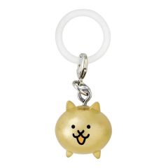 중고 ストラップ 金ネコ 「にゃんこ大戦争 めじるしアクセサリー」