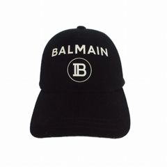 バルマン BALMAIN ロゴ ベースボールキャップ 帽子 TU ブラック 黒 SH0A050W010