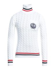 バルマン メンズ アウター ニット・セータートルネック BALMAIN White ホワイト