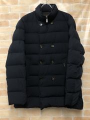 중고 MooRER ムーレー ダブルブレスト ダウンコート FLORIO-KN ネイビー 50 111440220