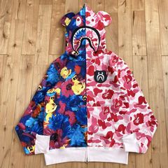 新品 Mika Ninagawa BE@R シャーク パーカー Lサイズ shark full zip hoodie a bathing ape BAPE ABC CAMO エイプ ベイプ 蜷川実花 yo01