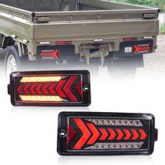K◆Archaic ハイゼット トラック ジャンポ 後期型 専用 LED テールランプ S500 S500P S510P S500U S510U S500J S510J 純正交換式 ポン付け シーケンシャルウインカー/点滅ウインカー切替可能 a17b8af8