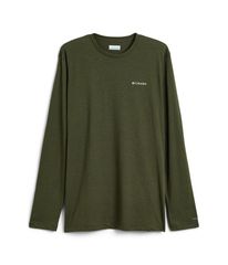コロンビア メンズ トップス シャツ トール Columbia Big Tall Thistletown Hills Long Sleeve Crew Greenscape