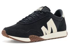 メレル レディース シューズ スニーカー プリント レザー Merrell Sprint Anthem Leather BlackCoal ブラック