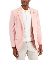 ナウティカ メンズ アウター ジャケット・ブルゾン コート Nautica Mens ModernFit Chambray Sport Coat Pink ピンク