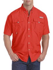 コロンビア メンズ トップス シャツ トール 半袖 Columbia Big Tall PFG Bahama II ShortSleeve Sport Shirt Red Spark レッド