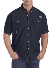 コロンビア メンズ トップス シャツ トール 半袖 Columbia Big Tall PFG Bahama II ShortSleeve Sport Shirt Collegiate Navy ネイ