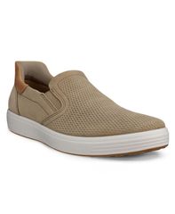 エコー メンズ シューズ スニーカー Ecco Mensoft 7 Easly SlipOn Sneaker Nutmeg BrownCashmere ブラウン