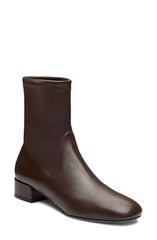 スチュアート ワイツマン レディース シューズ ブーツ・レインブーツ レザー Stuart Weitzman Bacari Leather Bootie Women WALNUT