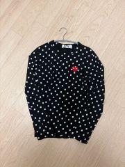 M コム・デ・ギャルソン PLAY ドット ロングスリーブ 長袖Tシャツ