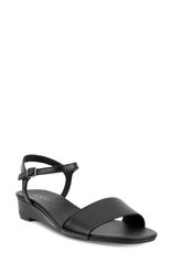 エコー レディース シューズ ヒール サンダル アンクル ECCO Astrid Ankle Strap Wedge Sandal Black ブラック