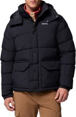 コロンビア メンズ アウター ジャケット・ブルゾン ダウン Columbia Wallowaterepellent Down Puffer Jacket with Removable Hood Bla