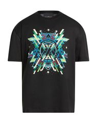 ジョン リッチモンド メンズ トップス Tシャツ JOHN RICHMOND Ｔシャツ Black ブラック