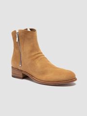 オフィチーネクリエイティブ レディース シューズ ブーツ・レインブーツ スエード Officine Creative Shantel 004 Suede Zipped Boots Camel キャメル