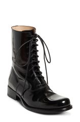 ザ ロウ レディース シューズ ブーツ・レインブーツ The Row Kai Combat Boot Black ブラック