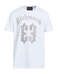 ジョン リッチモンド メンズ トップス Tシャツ JOHN RICHMOND White ホワイト