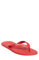 クリスチャン・ルブタン メンズ シューズ スニーカー ロゴ Christian Louboutin Logo Embossed Rubber Flip Flop Men R251LOUBI