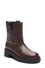 スチュアート ワイツマン レディース シューズ ブーツ・レインブーツ レザー Stuart Weitzman Ren Leather Bootie Women WALNUT