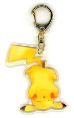 중고 雑貨 피카츄 「ポケットモンスター アクリルキーホルダーコレクション みんなおつかれさま」 포켓몬 センター限定