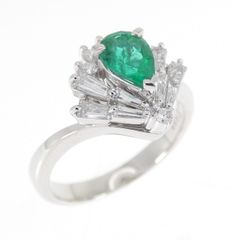 PT900 エメラルド リング 0.46CT