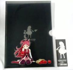 중고 その他雑貨 キャラクター 佐倉杏子 専用ケース&しおり 「魔法少女まどか☆マギカ KEY ANIMATION NOTE vol.4」 とらのあな予約特典