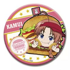 중고 バッジ・ピンズ キャラクター 神威 「銀魂 CANバッジ バーガーショップシリーズ」