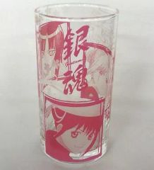 중고 グラス キャラクター C-2.神楽・月詠・信女 一国傾城篇メモリアル刹那グラス 「アニ 쿠지 銀魂’ 一国傾城篇」 C賞