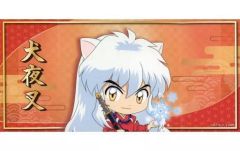 중고 キャラカード 犬夜叉 デフォルメ 屏風風カード 「楽天コレクション 犬夜叉～冬の想ひ出～」 C-3賞