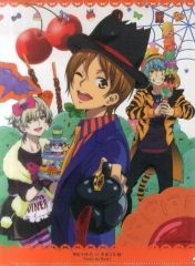 중고 クリアファイル 速水ヒロ＆如月ルヰ＆高田馬場ジョージ A4クリアファイル 「KING OF PRISM -PRIDE the HERO-」 オトメディア 2017年10月号付録