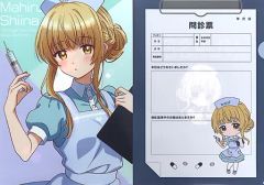 중고 クリアファイル 椎名真昼 ナース A A4クリアファイルセット 2枚組 「タイトー 쿠지 お隣の天使様にいつの間にか駄目人間にされていた件 真昼のおしごと体験」 F賞