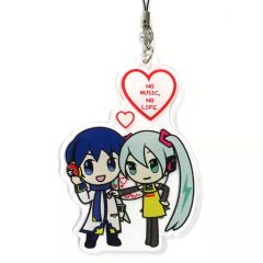 중고 雑貨 初音ミク＆KAITO ドキドキ tokidoki ver. アクリルチャーム 「初音ミク×TOWER RECORDS」