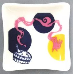 중고 皿・茶碗 キャラクター 神楽 ミニ小皿 「 이치방쿠지 銀魂~美味しいものは糖とマヨでできている~」 F賞